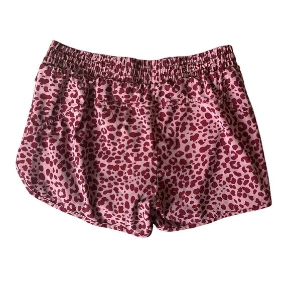 Avia Animal Print Red Balm Running Shorts Large - Picture 4 of 4